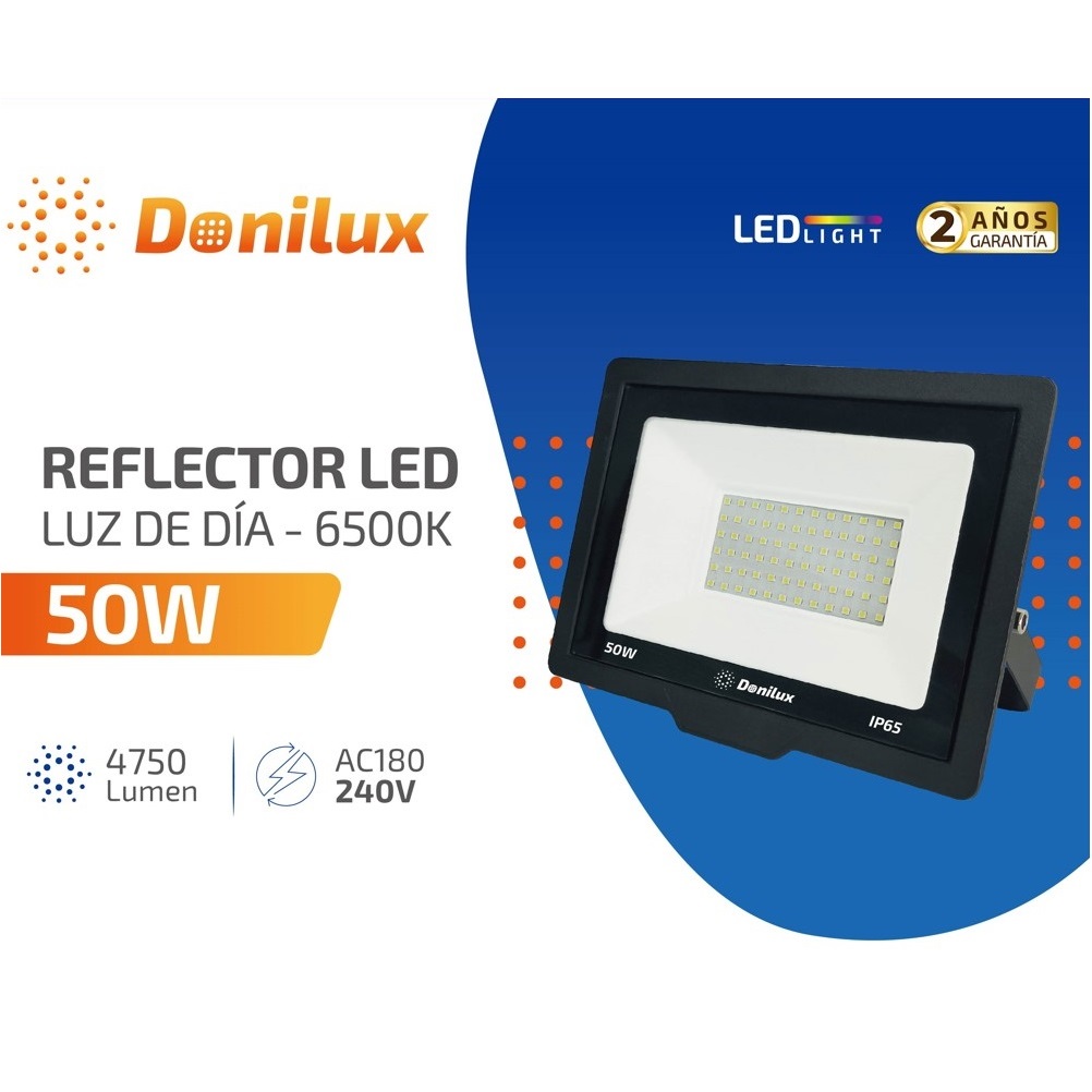 REFLECTOR LED SLIM 50W 4750lm DONILUX